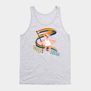 Queer & Proud - L heart Tank Top